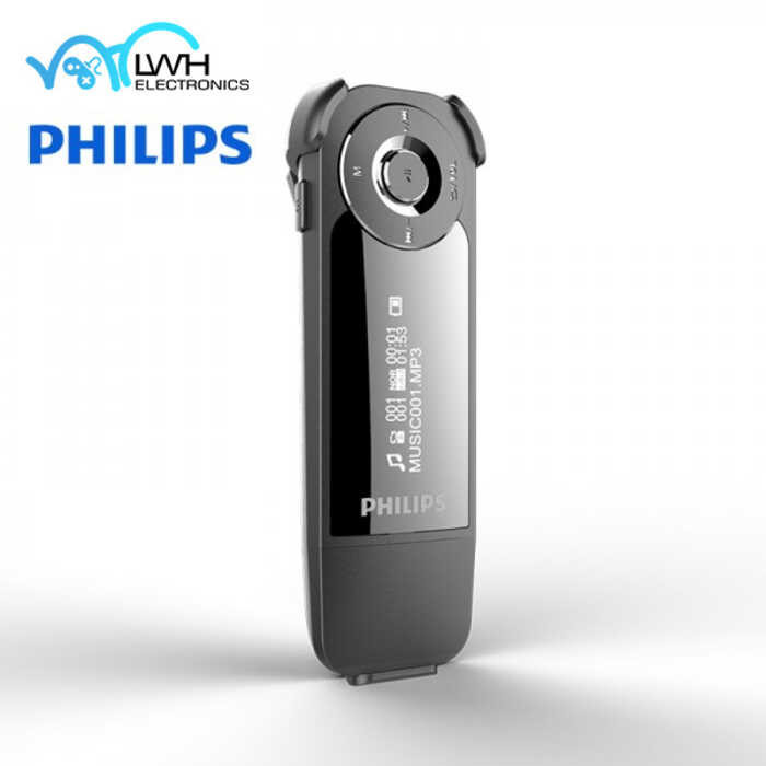 SA1208 Mini Philips Clip MP3 with Direct USB Digital Player FM Radio / 8GB