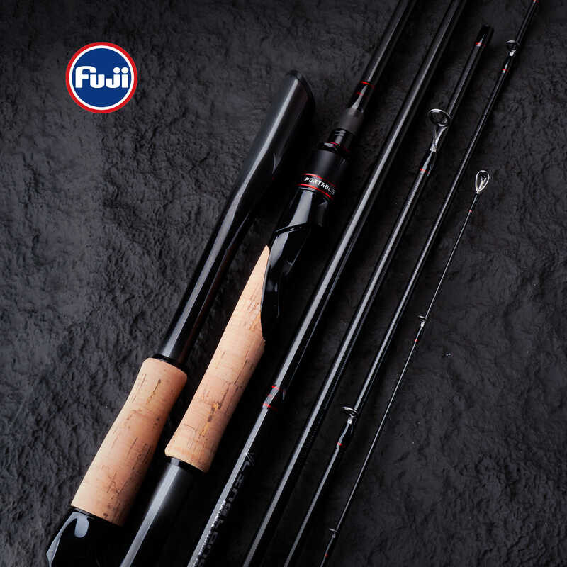 【Nya】Fuji 5S 1.98M/2.13M/2.28M Lure Weight 5-28G Bait Casting/Spinning Fuji Guide Ring Salt Water