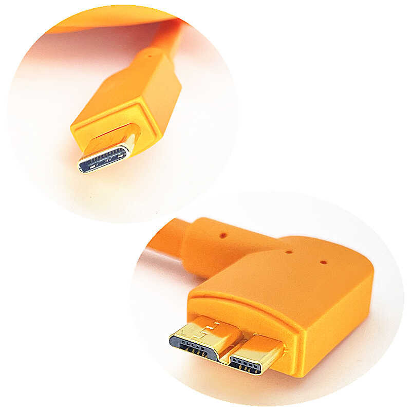 LY Usb-C สาย ถึง Micro-B 3.0 ขนาด 5 เมตรพร้อม สำหรับ Canon 5D Mark I D