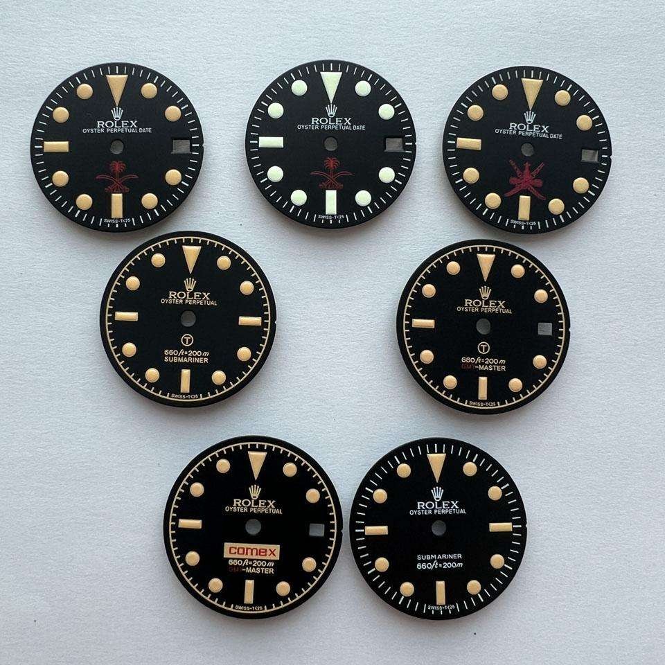 [12 รูปแบบ] Retro Middle East Dial R มาตรฐานรูปแบบต่างๆสี 28.5MM เหมาะสําหรับญี่ปุ่น NH35/36 การเคลื