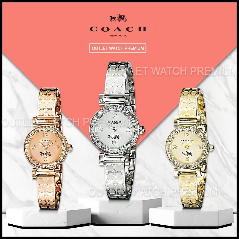 ♞OUTLET WATCH นาฬิกา Coach OWC271 นาฬิกาข้อมือผู้หญิง นาฬิกาผู้ชาย แบรนด์เนม  Brandname Coach Watch