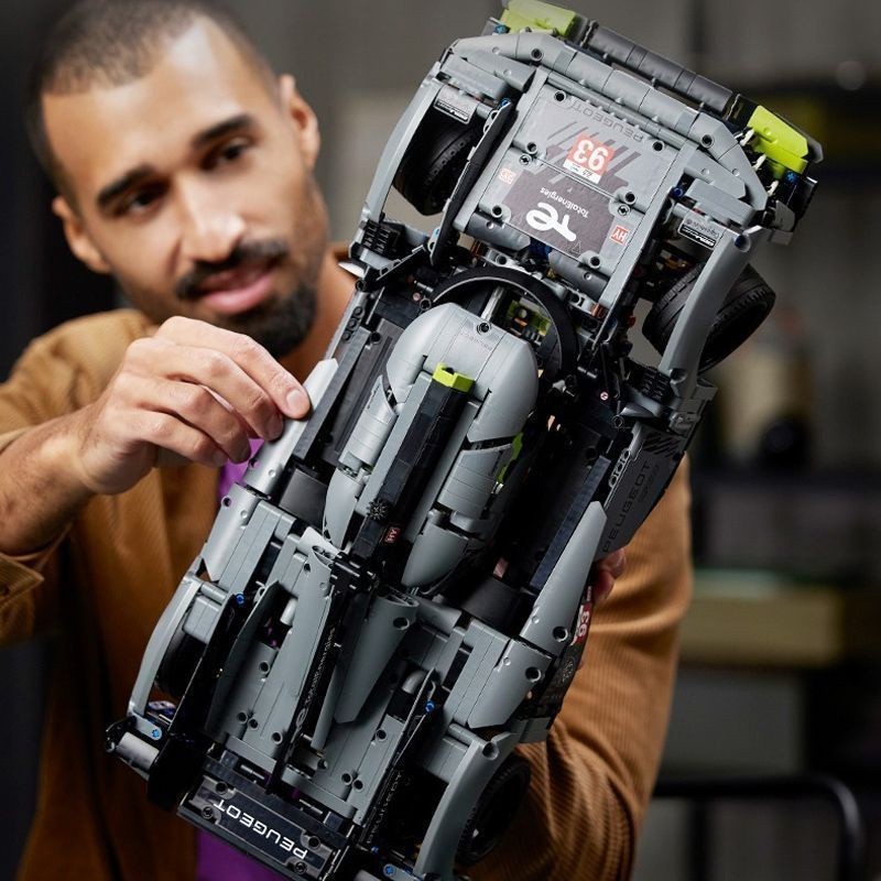 ใช ้ งานร ่ วมกับ Lego ผลิตภัณฑ ์ ใหม ่ 42156 Peugeot 9x8 Supercar Le Man Racing Car Building Block