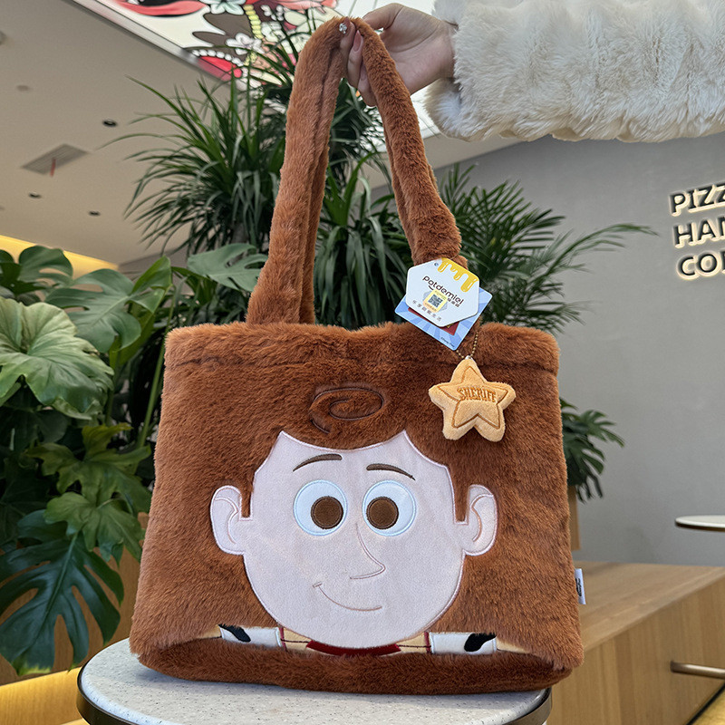 กระเป๋าตุ๊กตา Stitch น่ารัก ทำจากวัสดุพลัส ขนาดใหญ่ สไตล์ Sullivan เหมาะสำหรับฤดูใบไม้ร่วงและฤดูหนาว - รูปที่ 6