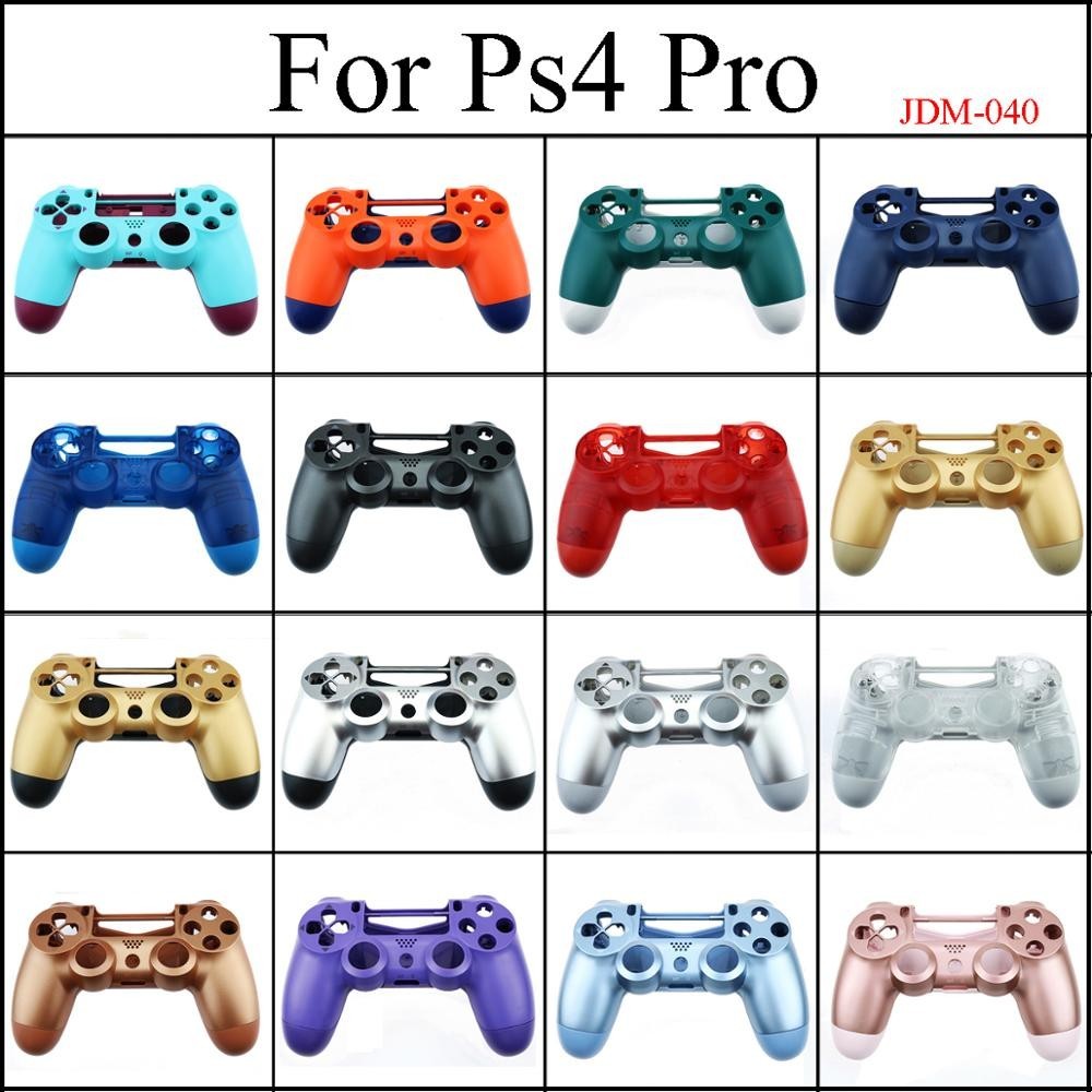 เปลือกหอย Faceplate ฝาครอบด้านหลังสําหรับ Sony Playstation 4 Pro PS4 Pro JDS 040 Controller JDM-040