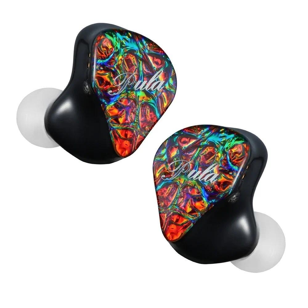 Pula PA02 HiFi หูฟังอินเอียร์ 1DD+4BA พร้อมสายเคเบิล 0.78 มม. 2-Pin