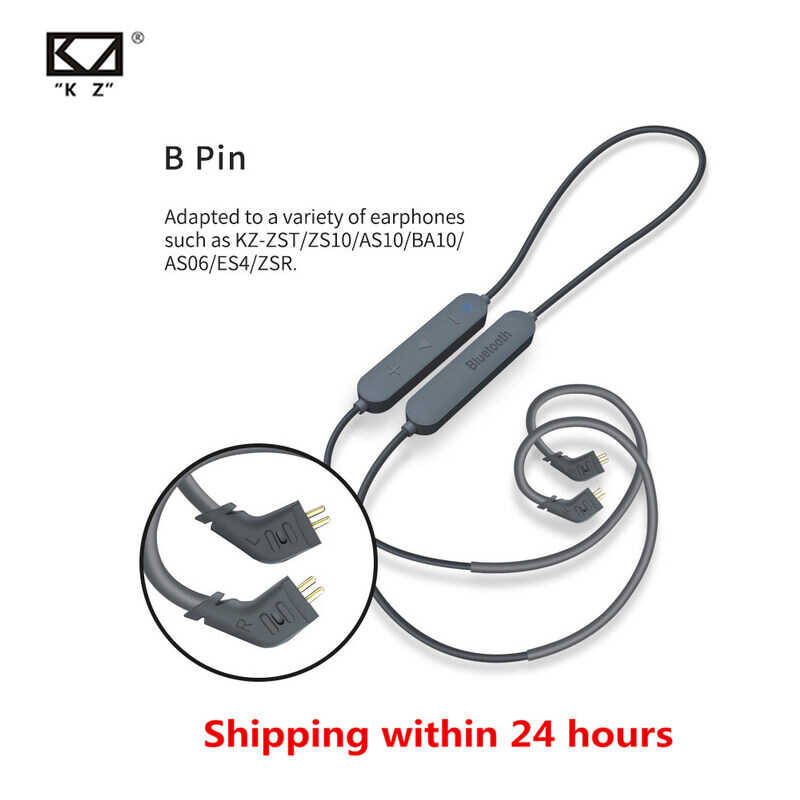 Bluetooth 5.0 Earphone Aptx HD Csr8675 Module Headset Upgrade Cable Applies Original Headphones KZ