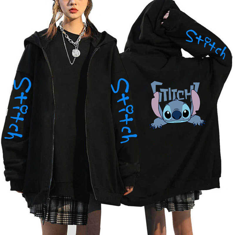 ❥ Hoodie ซิปการ์ตูนฤดูหนาว Zip Up Hoodies ผู้หญิง Haruku น่ารัก