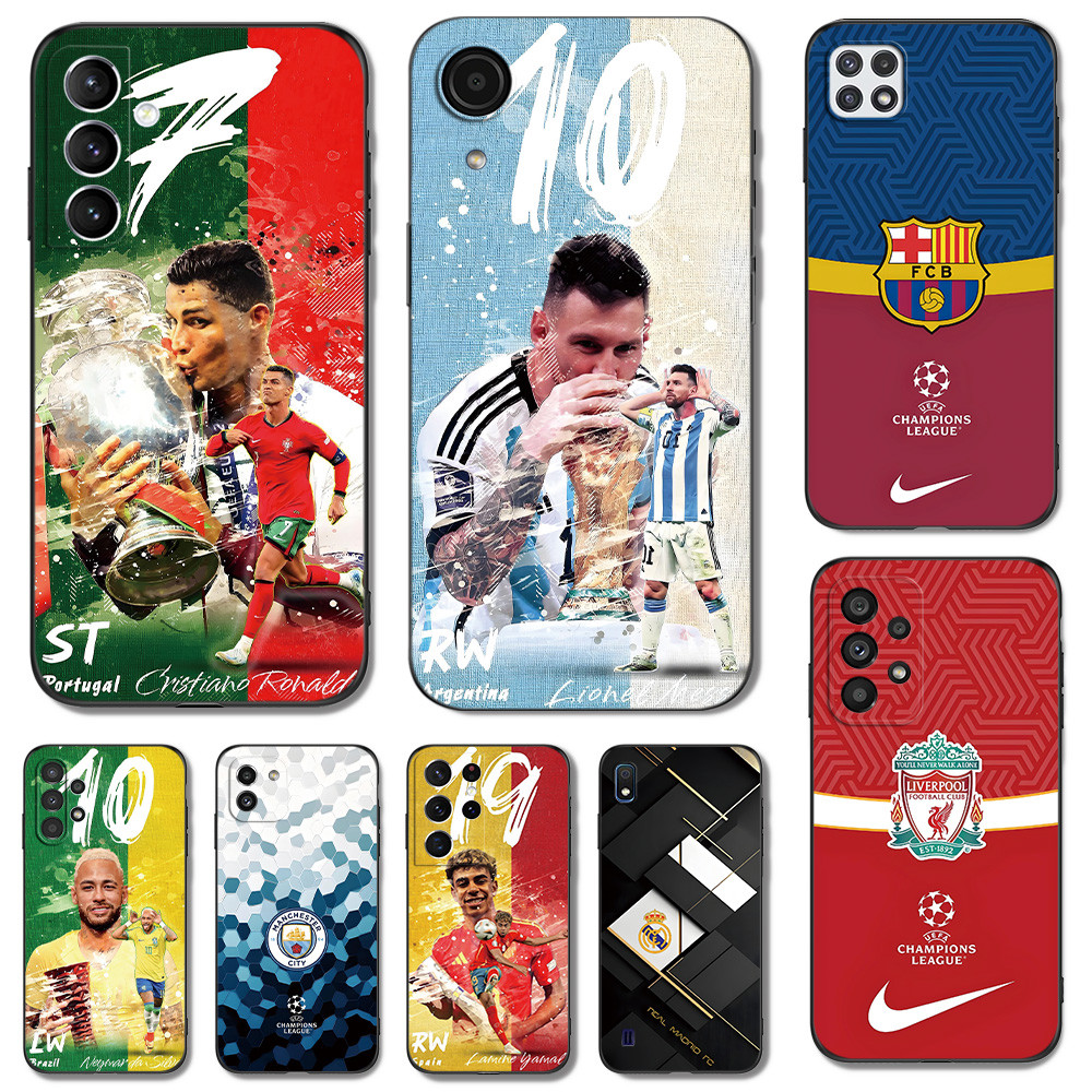 เคส สำหรับ Samsung Galaxy A23 / A23 Lite 4G / A33 A53 A73 M34 5G ฟุตบอล Messi Case นิ่ม ไทเท กันกระแทก น่ารัก เท่ๆ แปลกๆ การ์ตูน สีดํา สีเขียว สีแดง เรียบๆ ผู้ชาย คุณหนู Tpu @12017