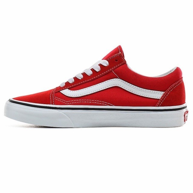 



 ♞,♘VANS OLD SKOOL RACING RED WHITE SNEAKERS สินค้ามีประกันแท้