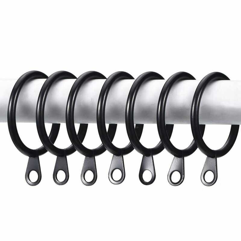 Home Heavy Duty Low Noise Practical Curtain Rings For Curtains Rods Roman Circle Hanging Hooks S s