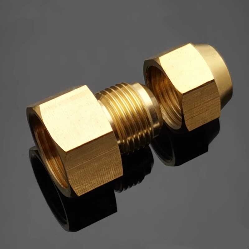 6/8/10/12/16Mm To 1/2" BSP Female Thread Brass Pipe Fitting Flare Connector Coupling Adapter