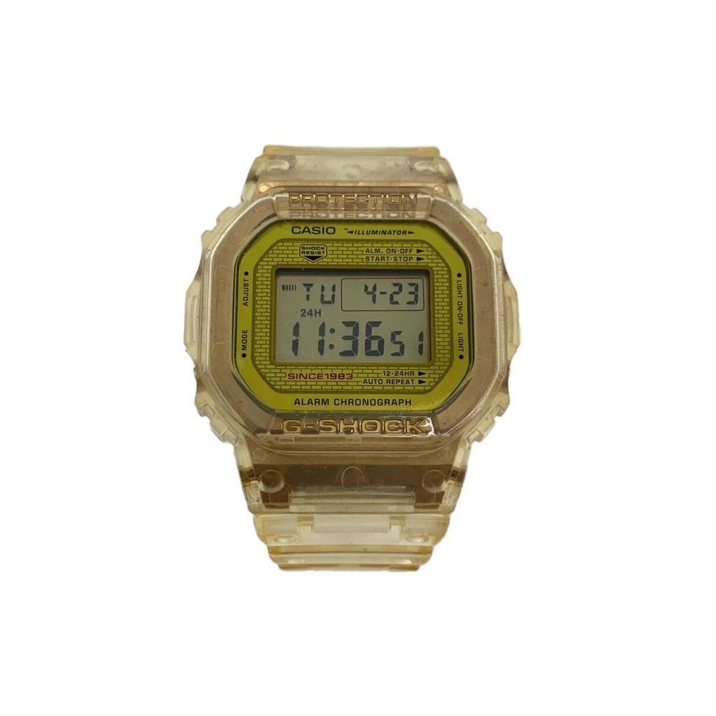 Casio นาฬิกาข ้ อมือ G-Shock Gold Men 's Clear Direct จากญี ่ ปุ ่ นมือสอง
