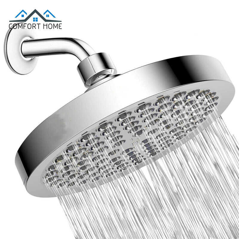 หัวฝักบัวอาบน้ำ BSIDE ขนาด6นิ้วออกแบบให้ทำความสะอาดตั