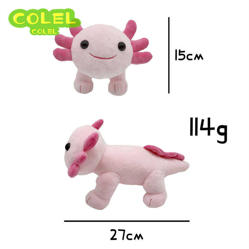 COLELA Minecraft Axolotl Plush Toys Pink Minecraft Plushies Stuffed Doll Collection Gift For Fans I 