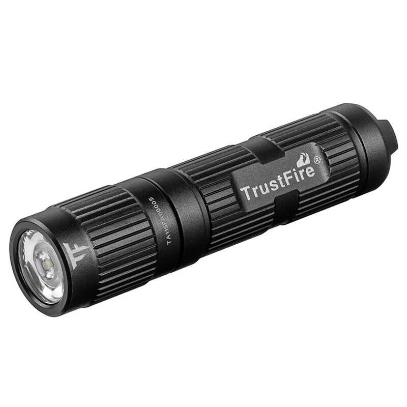 Trustfire Mini3 Edc Pocket Flashlight Waterproof Led Torch Use 10440/Aaa Battery Light Outdoor Camp
