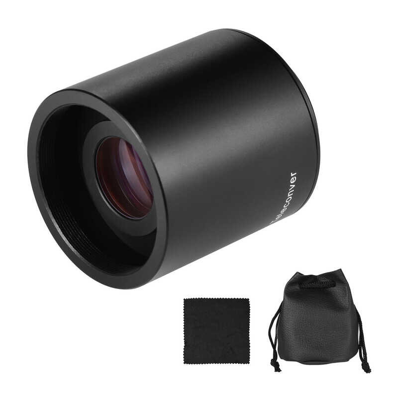 ❤ Andoer 2X Teleconverter Manual Focus Converter Lens For 650-1300Mm 500Mm 420-800Mm Camera T-Mou
