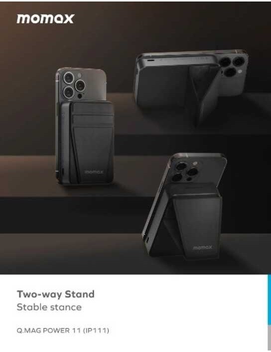 ❤ MOMAX ไร้สายแม่เหล็ก10000 Mah Powerbank Q.Mag Power 11แบบพกพาที่ชาร