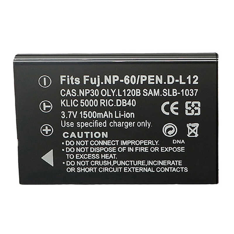 ➧ 1 ชิ้น X Np-60 Fnp60 Np60 SLB 1137 1037 Cnp-30 K5000 D-Li2 Li-20B แบตเตอรี่สำห 37 037