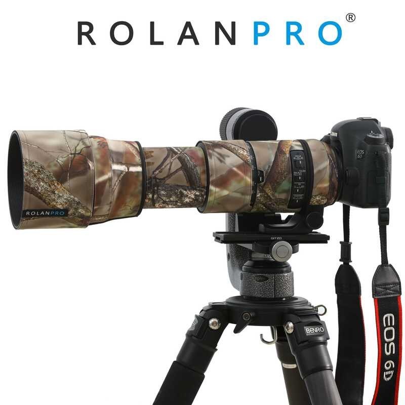❤ ROLANPRO Lens Coat Camouflage Rain Cover For SIGMA 150-600Mm F5-6.3 DG OS HSM Contemporary (Af