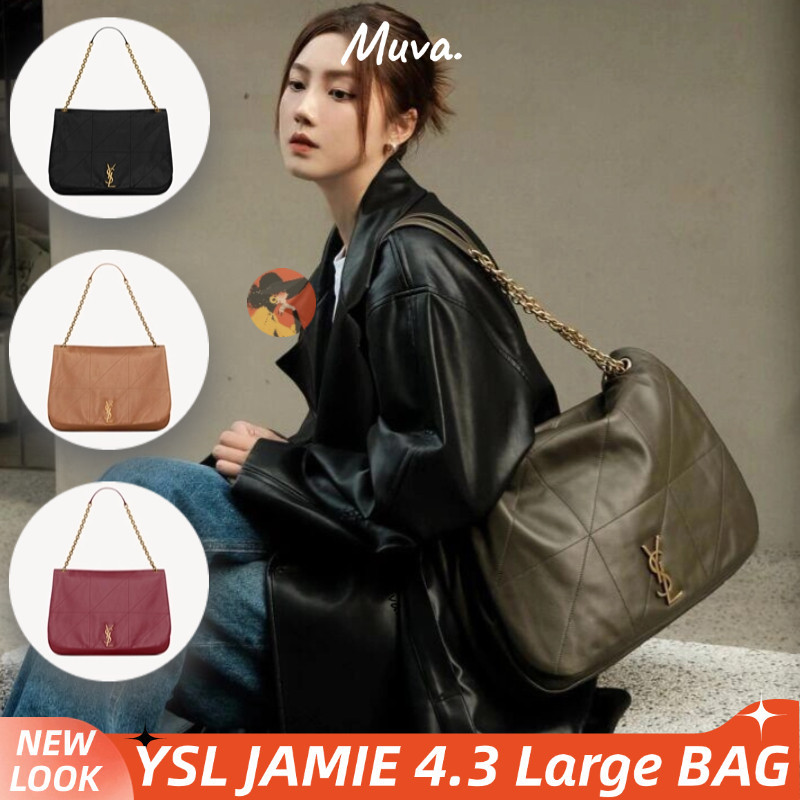 YSL BAG Saint Laurent Jamie 4.3 Large Crossbody Bags แซงต์โลร็องต์กระเป๋าสะพาย/กระเป๋าใต้วงแขน