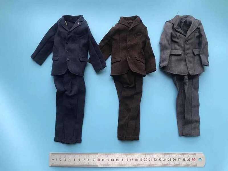 1:6 ทหาร weilong เสื้อผ้าสูทกางเกงในสงครามโลกครั้งที่สองพลเรือนคนงาน weilong ส่วนประกอบรุ่น