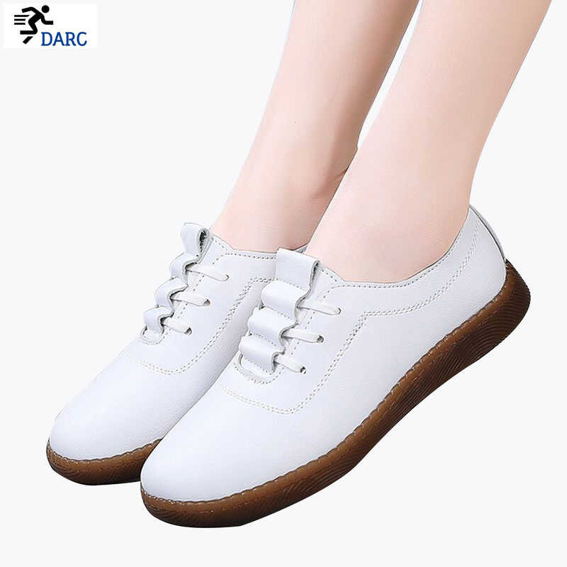 ♎ Women Walkingwomen Casual Slip-On Boat Non-Slip Thick Rubber Sole Shoes For Camping Indoor Walk