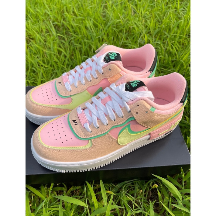 



 ♞Nike Air Force 1 Low Shadow Arctic Punch Pink Green ของแท้ 100 %