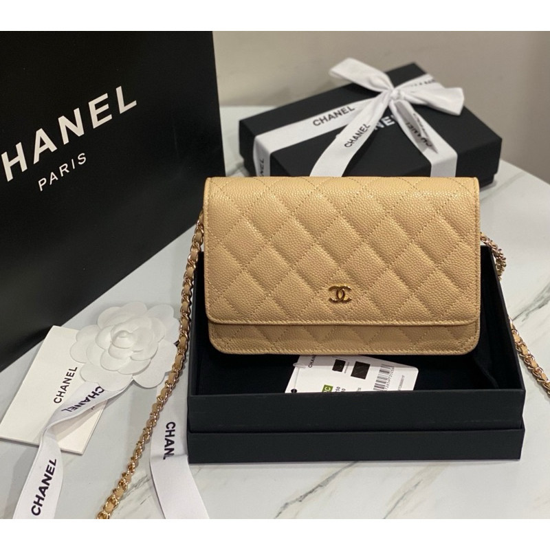 ♞Chanel Woc Grade : ออริ หนังแท้ size :20cm ราคาถูกที่สุดในไทย