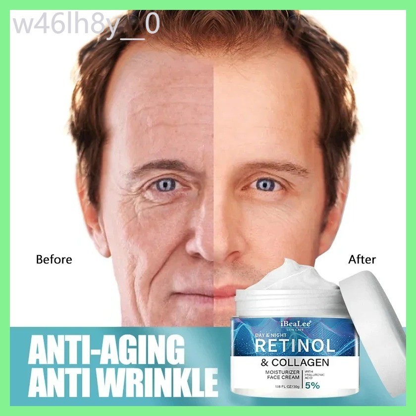 Anti-wrinkle Cream For Men Remove Face Neck Wrinkles Firming Moisturizing Skin Retinol Face Cream A