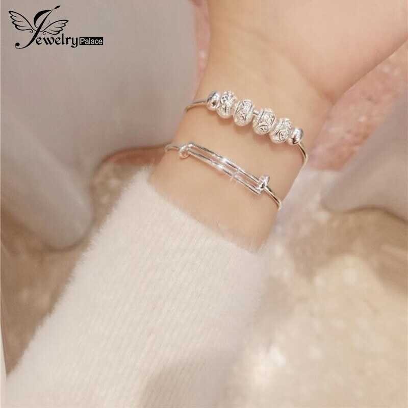 Sier {Cheese ornaments} 92.5 Italy sier personality push-pull bead bracelet fashion jewellery lady