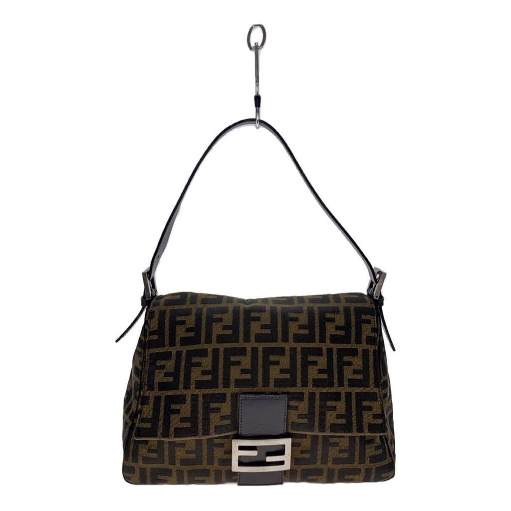 กระเป๋าถือ FENDI -- สีน้ําตาล zucca ส่งตรงจากญี่ปุ่น มือสอง
