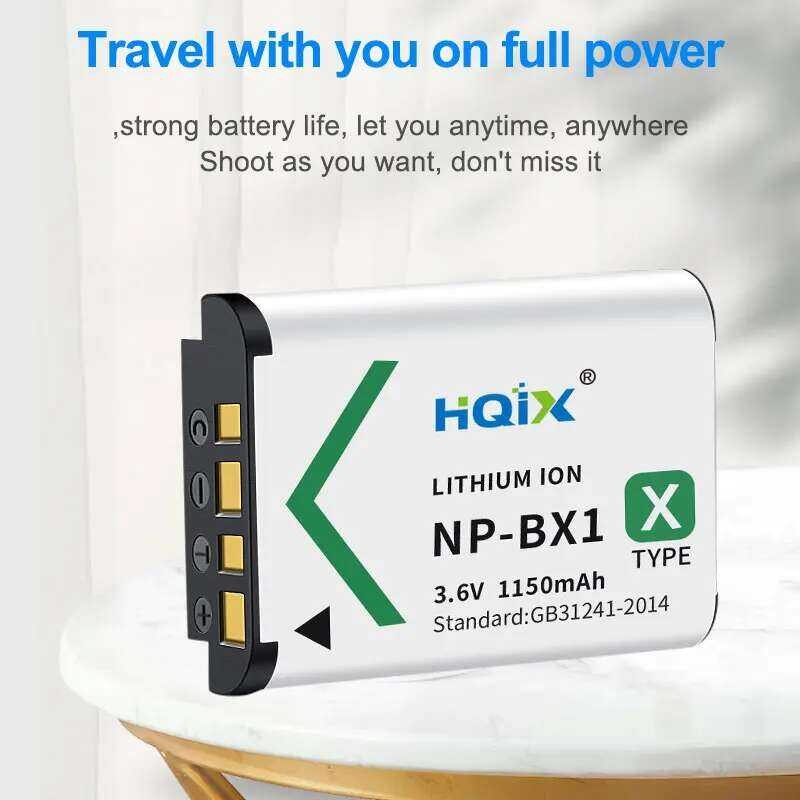 ❤️ HQIX สำหรับ Sony Zv1 Dsc-Hx350 Rx1 Rx1r II III IV V VA Rx100 VI กล้อง Np-Bx1แบตเตอรี่ Dual C