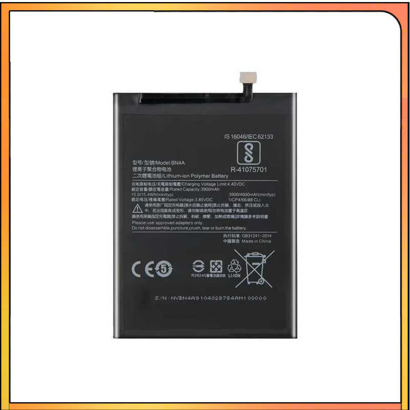 For Xiaomi Redmi Note7 Note 7 Pro M1901F7C BN4A 3900mAh Replacement Battery