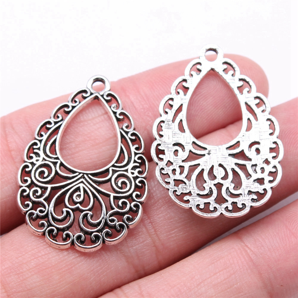 Wave Water Drop Swirl Charms จี้หญิง Jewellery Massive อุปกรณ์ชาติพันธุ์