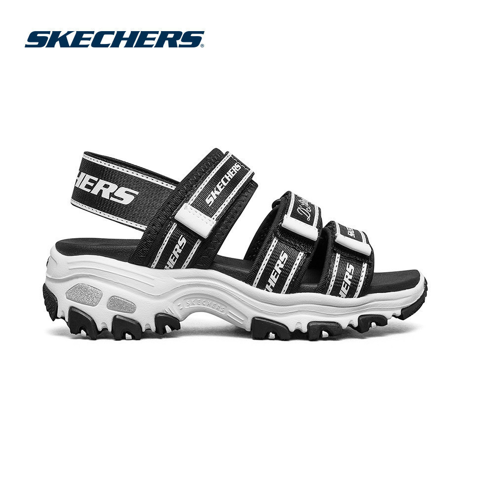 Skechers สเก็ตเชอร์ส รองเท้าแตะ เด็กผู้หญิง Sport D'Lites Sandals - 664167L-BLK