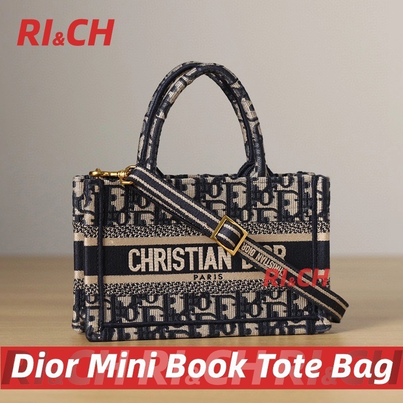 ♞Dior Book Tote Bag #Mini #Small #Medium Oblique ถุงสิริ #Rich ราคาถูกที่สุดใน Shopee แท้