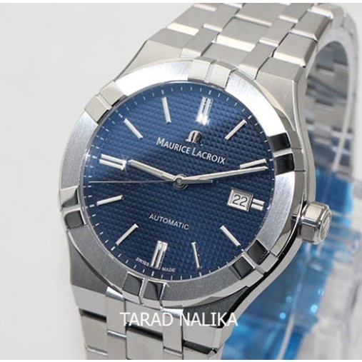 ♞,♘,♙นาฬิกา MAURICE LACROIX Icon อัตโนมัติ AI6008-SS002-430-1 42 mm. Blue
