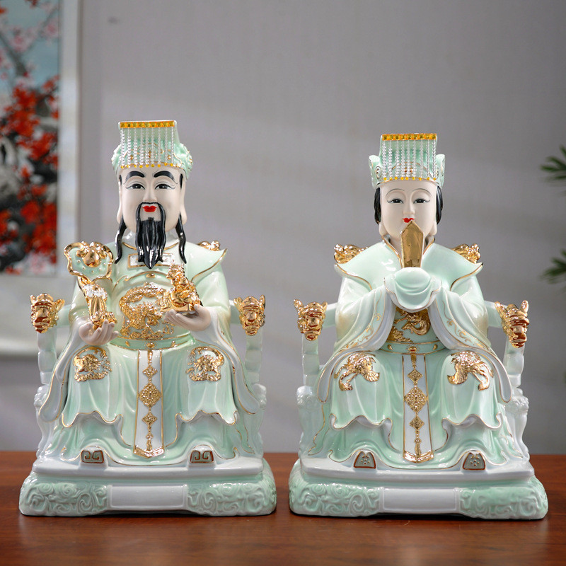 Buddha statue,  Jade Emperor, Queen Mother Buddha statue, Jade Emperor, Queen Mother of the Jade Emperor, Yaochi