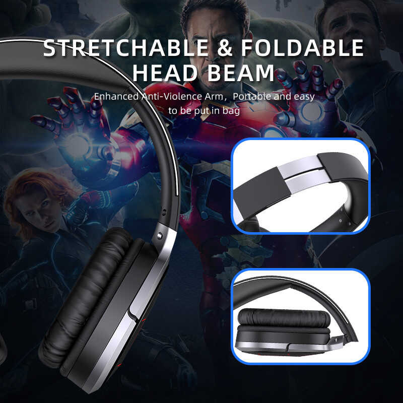 A799bl Awei Wireless Gaming ชุดหูฟังบลูทูธเกมเพลงหูฟังแบบพับได้