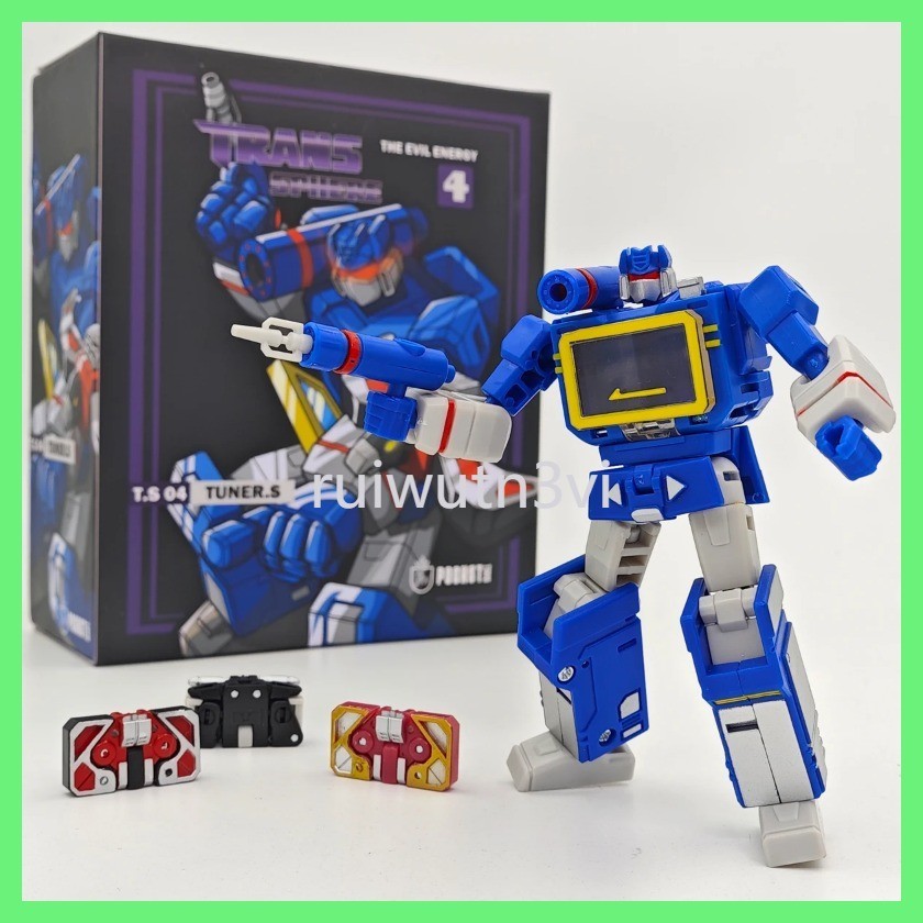 PT-04 Transformation Soundwave PT04 เทป G1 Mini Pocket War KO DX9 Action Figure หุ่นยนต์ของเล่นเด็ก