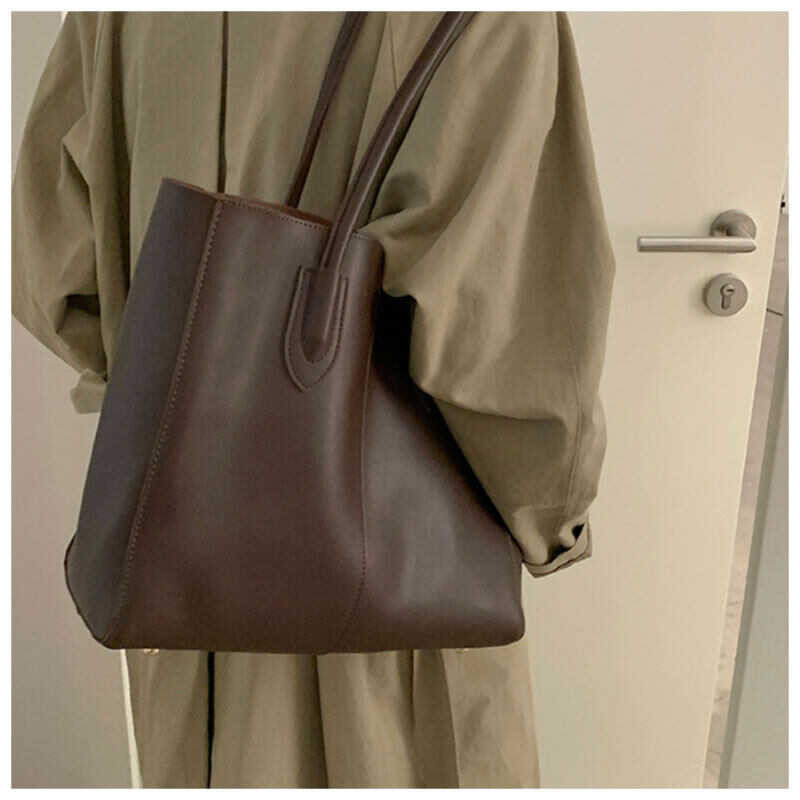❤ Deere Jack New Women's Retro Tote Fashion Shoulder Korean Style Commuting Bag Large Capacity Ha