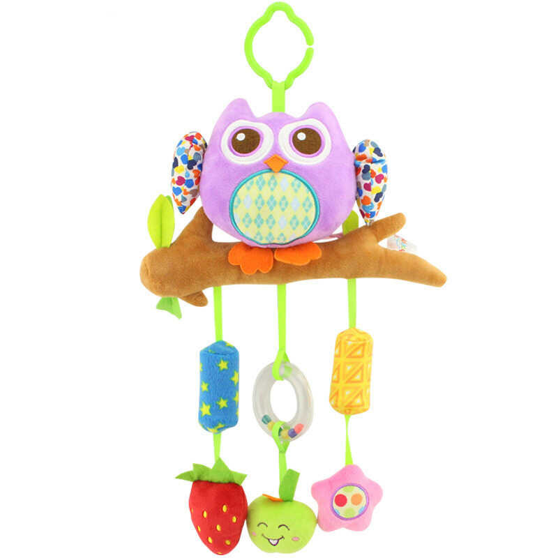 Generation A Of Bed Bell 0-1 Years Old Baby Plush Puzzle Car Seat Cart Pendant Comfort Toys t