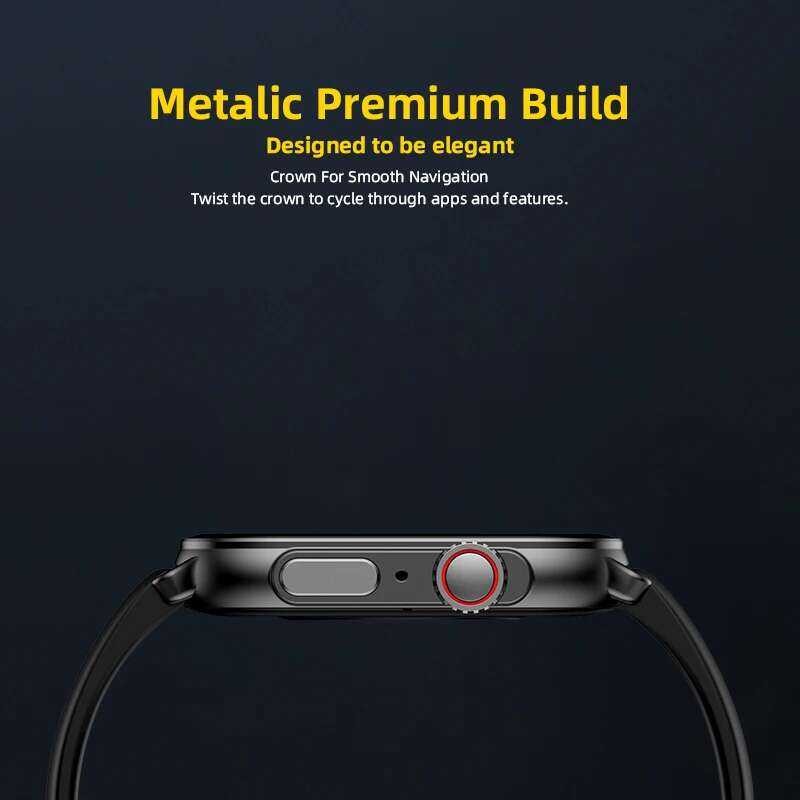 ❥ IMIKI Sf1 สมาร์ทวอท์ช 2.01 "จอแสดงผล AMOLED 1000Nits BT โทร 100+ โหมดกีฬา Ip68 ธุรกิจการสร้าง