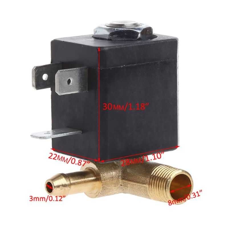 Cannula C 230V G1/8" Brass Steam Air Generator Water Solenoid For Vae Cof