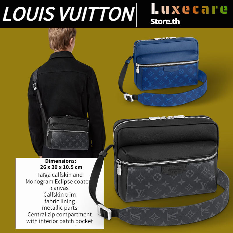 ♞ถูกที่สุด ของแท้ 100%/หลุยส์วิตตองLouis Vuitton OUTDOOR Men/Shoulder Bags ผู้ชาย/กระเป๋าสะพายไหล่/