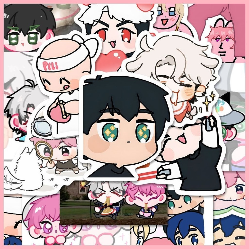 [GUYN] สติ๊กเกอร์ PLAVE (57 แผ่น) PLAVE PLAVE PLAVE ห้าน่ารักน่ารัก Emoji สติกเกอร์น่ารักการ์ตูน Sta