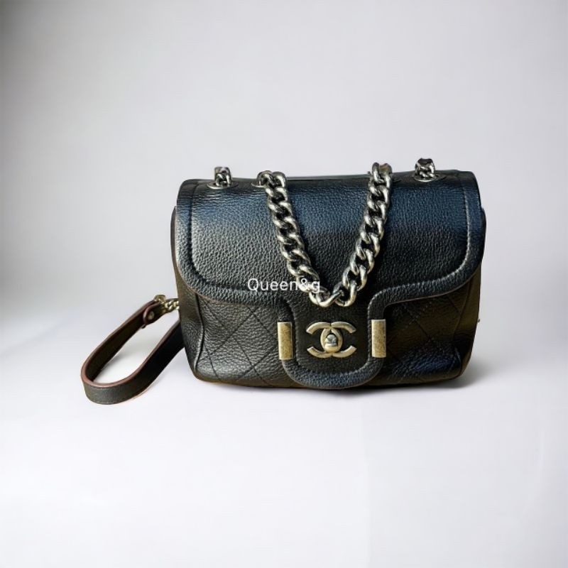 ♞ติดจอง22 Chanel flap vintage crossbody bag กระเป๋าชาแนล วินเทจ สะพายไหล่ ใบเล็ก หนังแท้ง มือสอง แบ