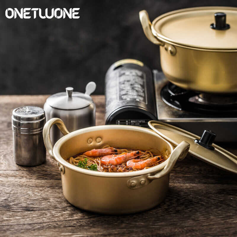 Onetwone Korean Noodles Pot 16Cm/18Cm/20Cm Korean Noodles Pot Mike Egg Soup Cooking Pot Gas Cookwa