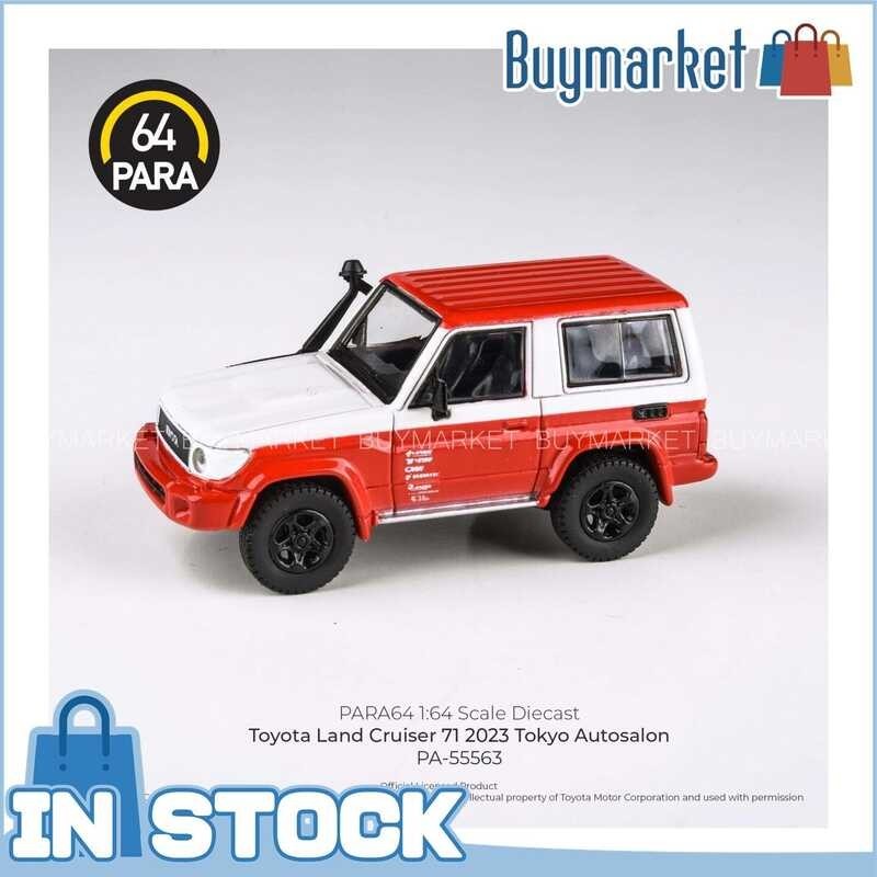 [Authentic] Para64 1/64 2014 Toyota Land Crusier 71 Short Wheel Base 2023 Autosalon LHD