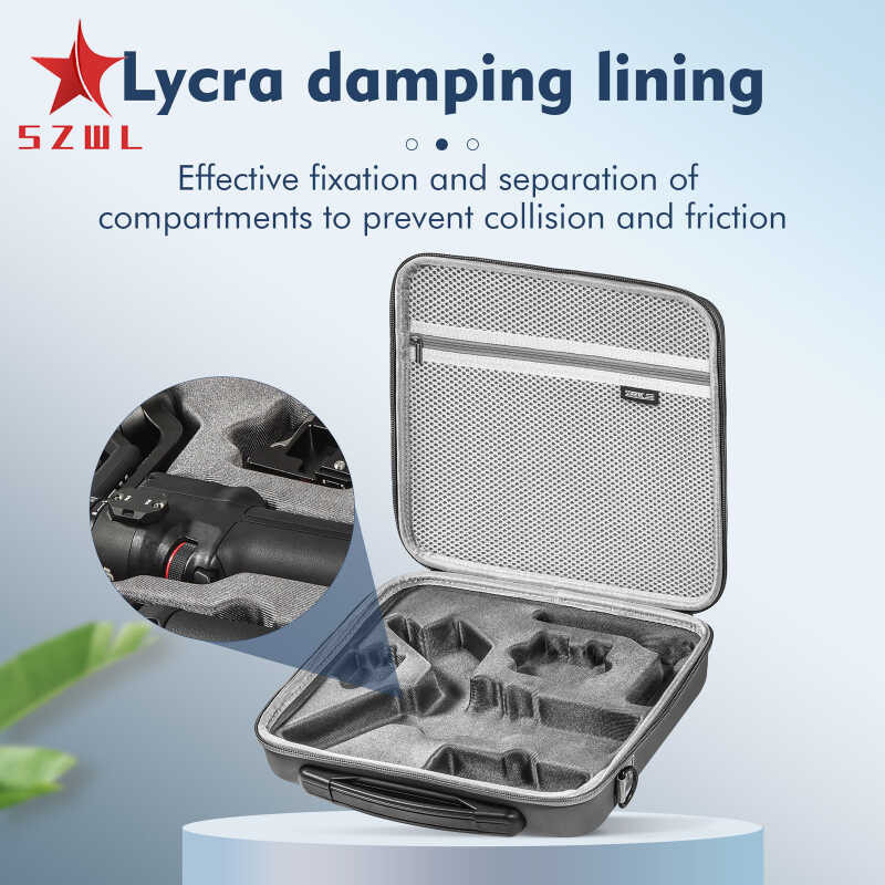 Stock [ Ready ] Carrying Case Compatible For Dji Ronin Rs3 Mini Stabilizer Accessories Handbag Port